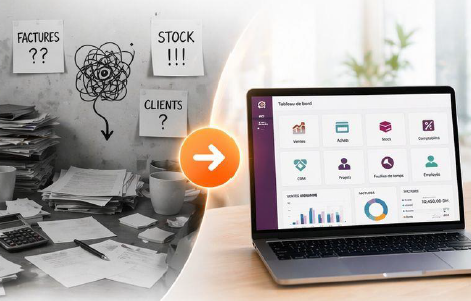 Tableau de bord ERP Odoo pour les PME marocaines ) Dromiss