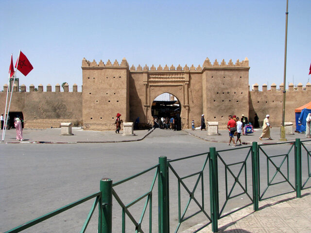 La porte Bab Sidi Abdelouahab, entrée historique de la médina d'Oujda